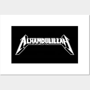 Alhamdulillah metallica style Posters and Art